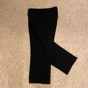 Christopher Banks Crop Black Slacks. Size 10